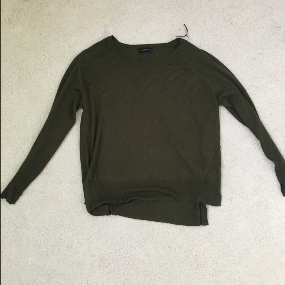 Green Zara Sweater